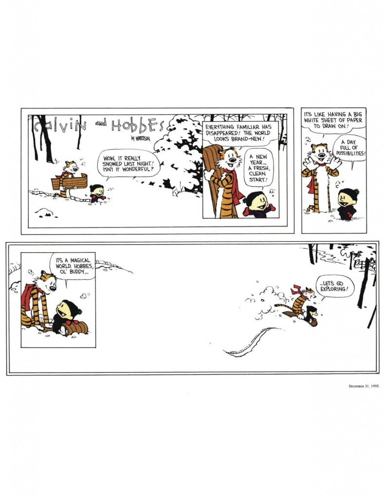 final Calvin and Hobbes